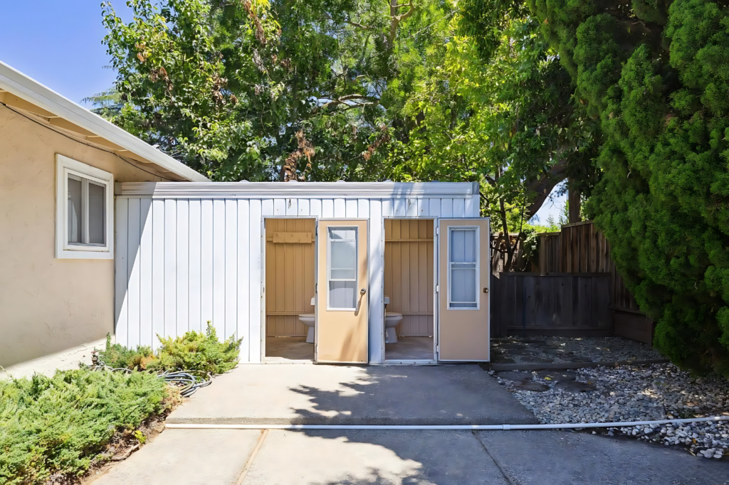 outdoor toilet